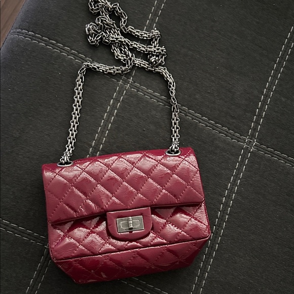 Chanel Quilted Chain Shoulder Bag - Red - Picture 1 of 3
